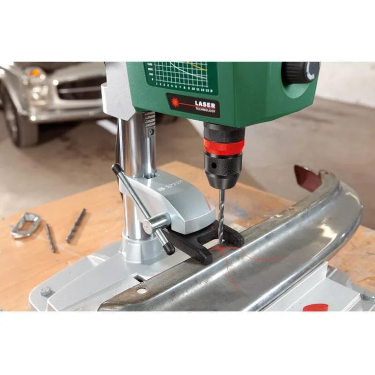 Bosch Tischbohrmaschine PBD 40 (710 W, Max. Bohr-Ø in Stahl-Holz: 13 mm-40 mm, Bohrhub 90mm, im Karton) – Bild 4