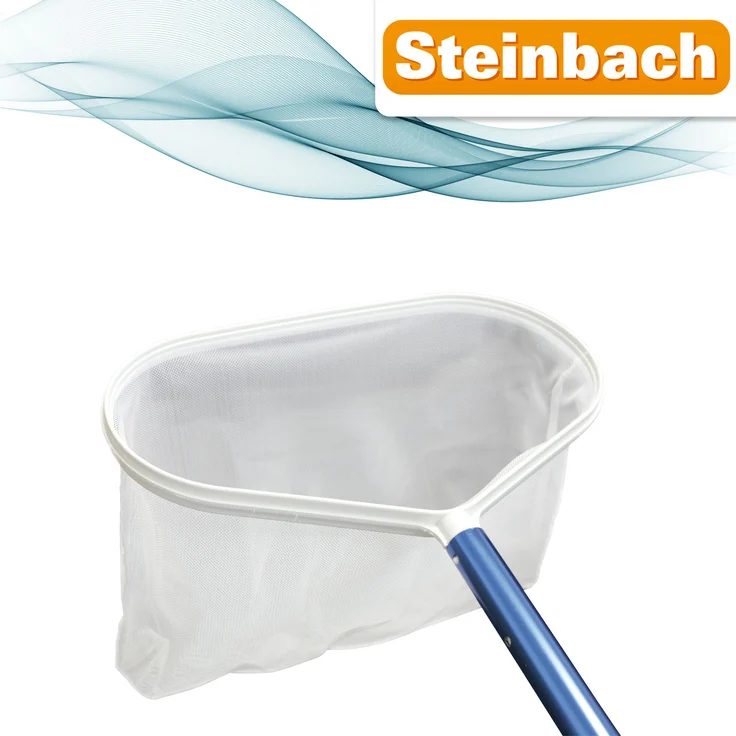Steinbach Poolreinigung Bodenkescher Eco, weiß, Aufnahme für Teleskopstange, 450 x 290 x 320 mm, 061110 – Bild 3