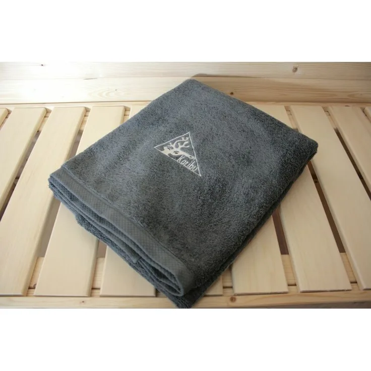 Karibu Handtuch 2x grau