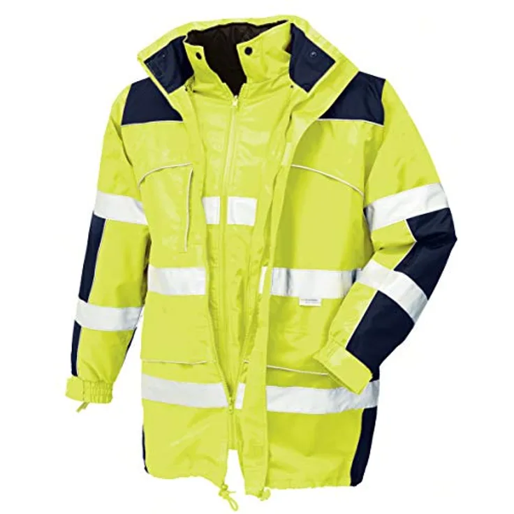 teXXor® Warnschutz-Parka TORONTO leuchtgelb/navy Gr. 3XL