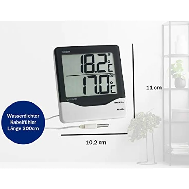 TFA 30.1011 Digitales Innen-Außen-Thermometer - Preisvergleich – Bild 7