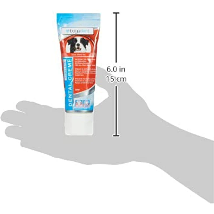 Bogadent Dental Creme Complete - Hundezahnpasta gegen Zahnstein - Hunde Zahncreme ohne Fluorid & Xylit - Hunde Zahnpasta mit zuckerspaltendem Enzym - 75ml – Bild 4