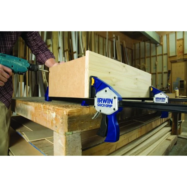 Irwin 10505942 XP Einhand-Zwinge 150 mm, extrem Haltekraft 250 kg, Spreizfunktion – Bild 13