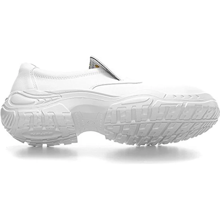 ELTEN WHITE Slipper Low ESD S2 Sicherheitsschuh, hydrophobierte Mikrofaser, atmungsaktives Textilfutter, MONO-PU Sohle SAFETY-GRIP, grau – Bild 5