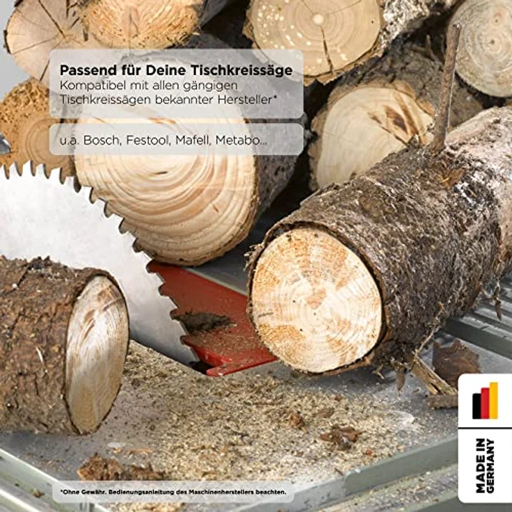 kwb Easy-Cut Allzweckblatt für Kapp- und Gehrungssägen 593133 (315 x 30 mm, 48 Zähne, Spezial-Wechselzahn) – Bild 8