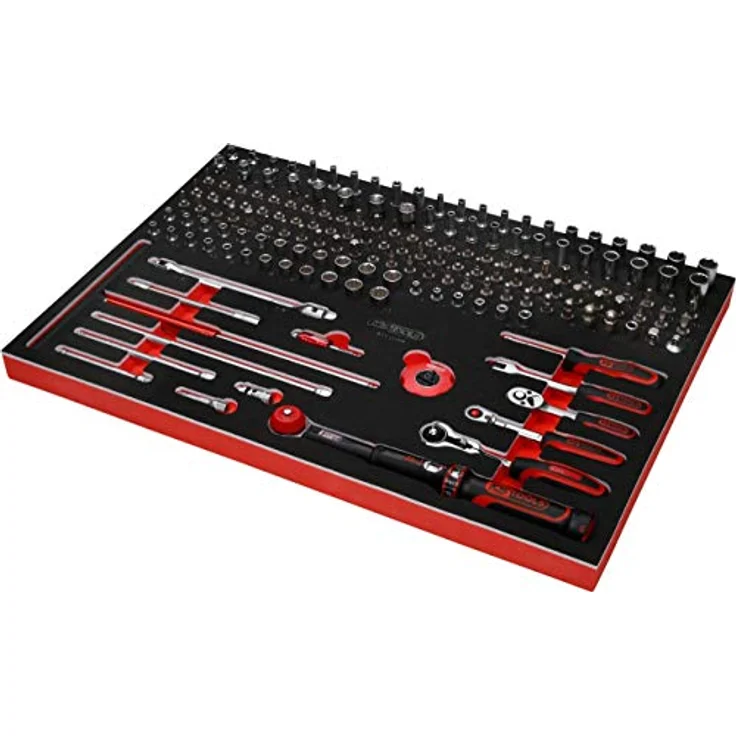 KS Tools 811.0169, 1/4'' Steckschlüssel-Satz in Schaumstoffeinlage, 169-tlg. Werkzeugkoffer aus Premium-Werkzeugen – Bild 3