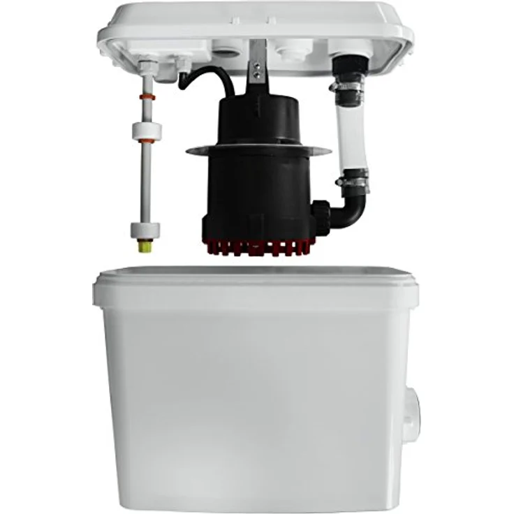 Zehnder Pumpen S-SWH 100, Schmutzwasser-Hebeanlage aus Edelstahl mit integrierter Rückschlagklappe und wartungsfreundlicher Bauweise – Bild 2