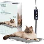 Beurer BEU PP 210 Heizmatte Lilli, elektrische Wärmematte für kleine Hunde und Katzen, waschbarer Bezug, kratzfestes Heizelement, wasserdicht (IPX7), 2 Temperaturstufen, 4 Timer-Einstellungen, 41 x 34 cm