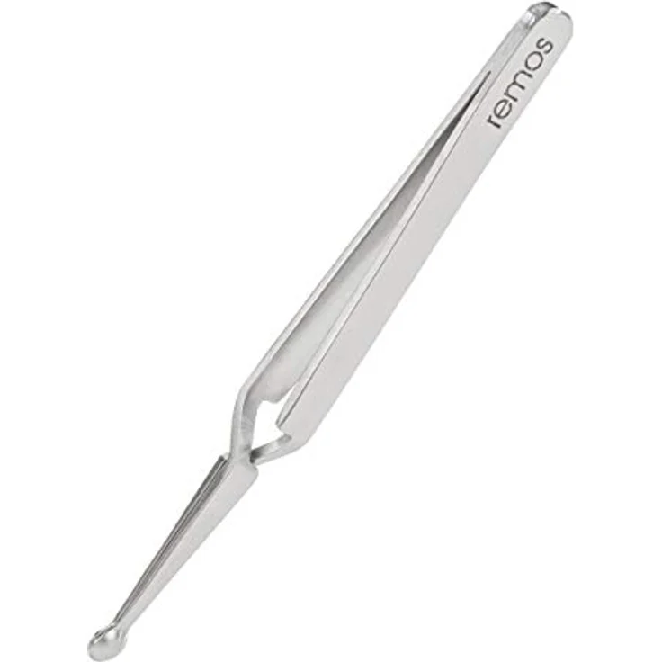 remos professional body care REMOS Zeckenzange, löffelförmige Zeckenpinzette aus rostfreiem Edelstahl mit Kreuzgriff für Hunde und Katzen, 12 cm – Bild 2