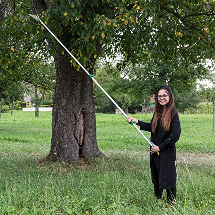 DEMA Alu Teleskop Astschere & Baumschere, 6-stufige Längenverstellung bis 120 cm, ergonomischer Handgriff drehbar, 1,24 kg – Bild 1