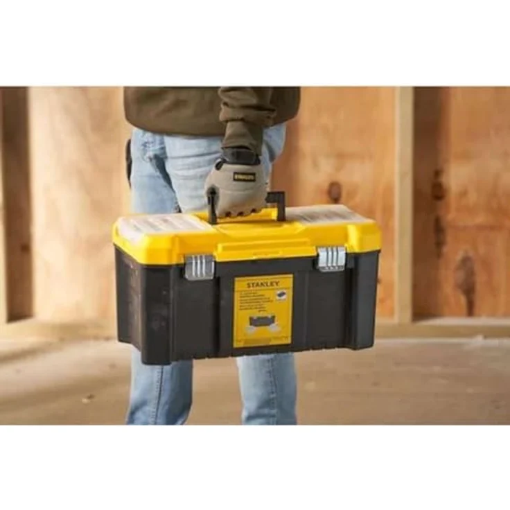 Stanley Werkzeugbox mit Organizer 19Z, robuster Werkzeugkoffer mit intelligentem Fächerdesign – Bild 2