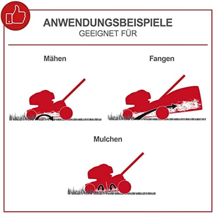 Scheppach Benzin Rasenmäher MS225-56 inkl. Motoröl | Radantrieb | 6PS | 56cm | 65L | Höhenverstellung 7 Stufen | Seitenauswurf & Reinigungsfunktion – Bild 4
