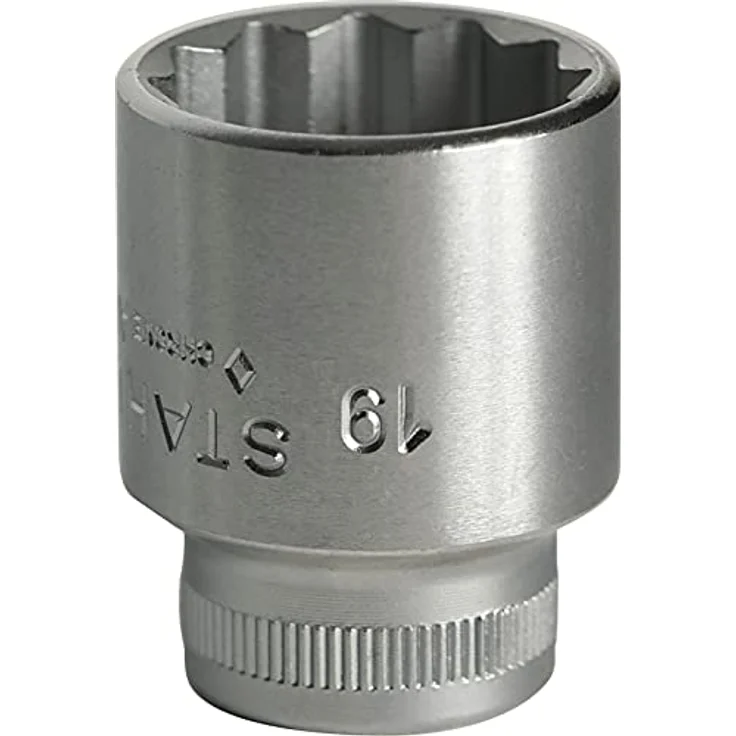 Stahlwille Bit- und Steckschlüsselset 3/8″, Steckschlüsseleinsätze 19 mm, Hochleistungsstahl verchromt, DIN 3124, ISO 2725-1 – Bild 1