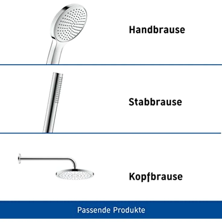 Duravit Universal Wandanschlussbogen, Schlauchanschluss inkl. Brausehalterung, Brauseanschlussbogen mit runder Wandabdeckung, Chrom – Bild 4