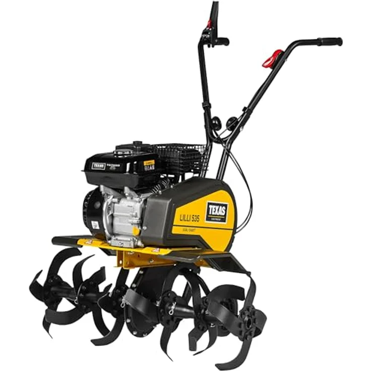 Texas Benzinmotorhacke Lilli 535TG, 85 cm Arbeitsbreite, 4 kW, mit Rückwärtsgang und Zubehör für vielseitige Arbeiten – Bild 2
