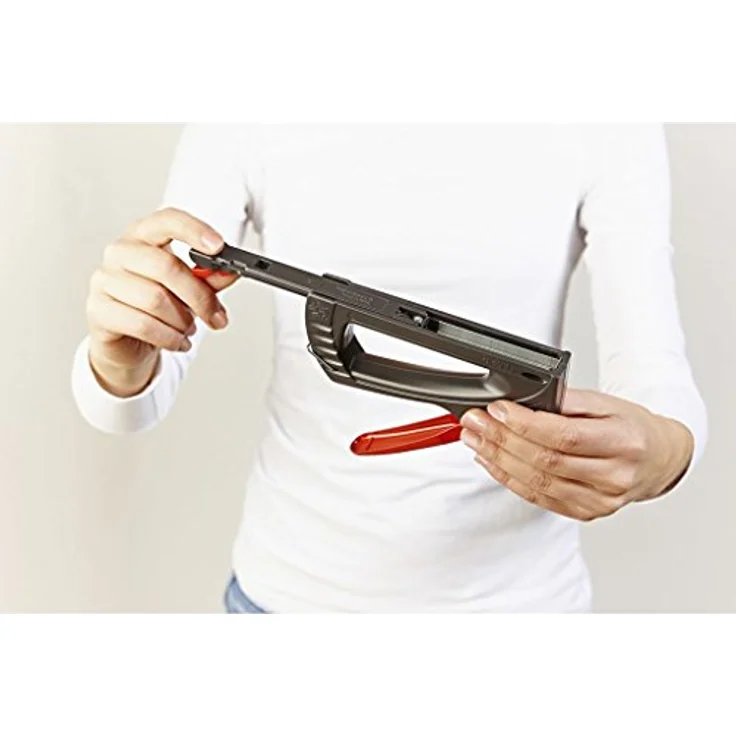 NOVUS Elektro-Tacker Novus Handtacker J 11 8 mm, Hobby-Tacker für Feindrahtklammern, 8 mm, blau – Bild 4