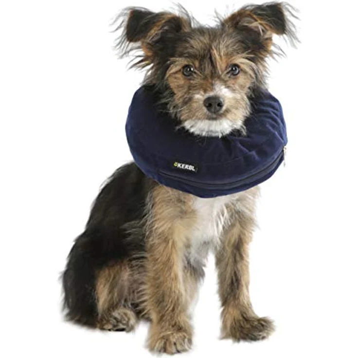 Maxi-Pet 80834 Hundehalskrause, aufblasbar, blau, Halsumfang 18-30 cm – Bild 3