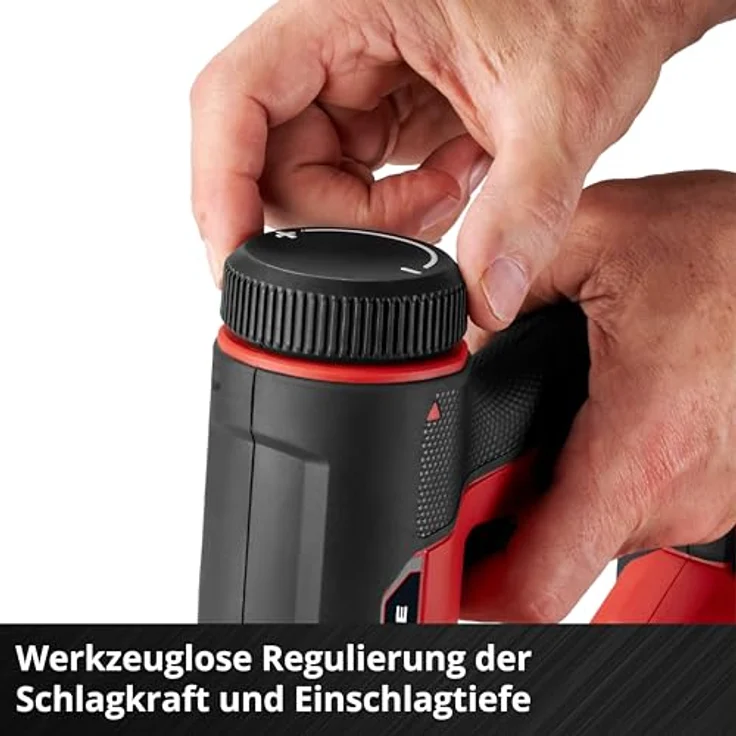 Einhell Akku-Nagler 'TE-CN 18/32 Li - Solo', 2-in-1-Kombigerät für Tacker und Nagler, bis zu 20 Einschläge pro Minute, ohne Akku – Bild 9