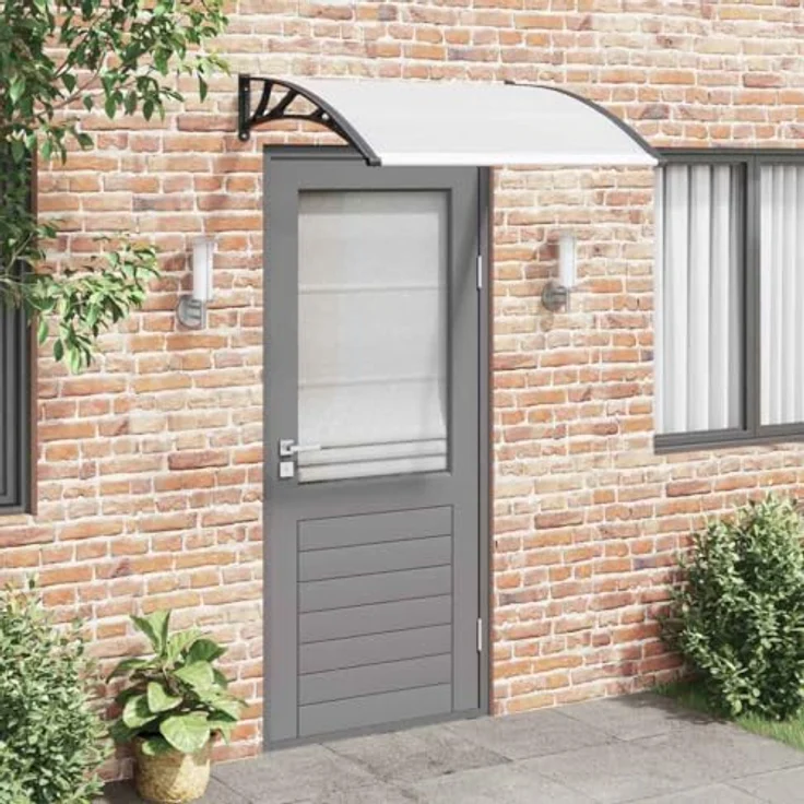 vidaXL Türvordach 120×100 cm PC – Bild 3