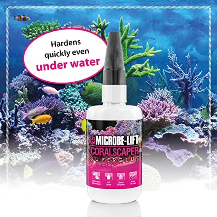 MICROBE-LIFT Coralscaper - 50 g - Korallenkleber Gel für schnelles & ergiebiges Verkleben von Korallen in Meerwasseraquarien, fest & zuverlässig – Bild 5