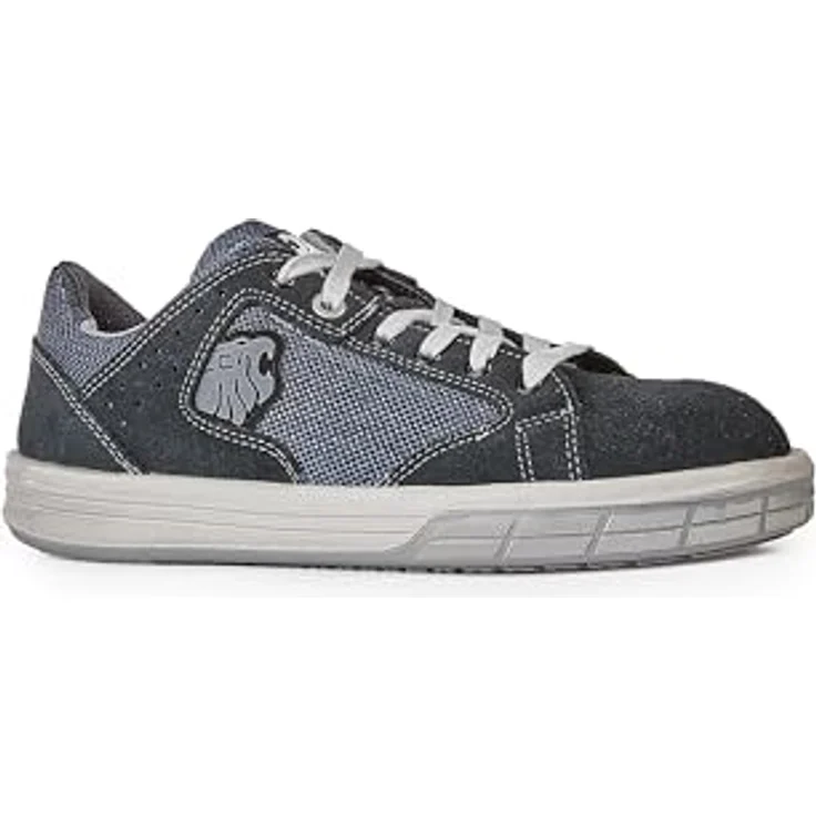 U-Power Sicherheitsschuh Halbschuh Trophy S1P SRC, Veloursleder und Canvas Extra-Strong, Größe 47, Polysoft Fußbett – Bild 3