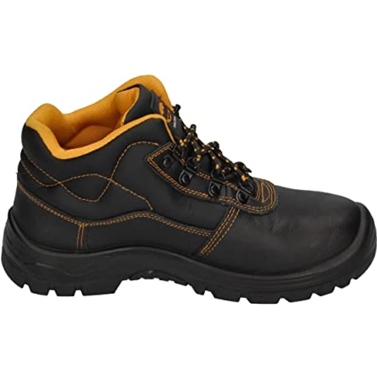 Dockers Sicherheitsschuh Bullet S3, robuster Arbeitsschuh mit Stahlkappe und PU-Sohle, schwarz – Bild 4