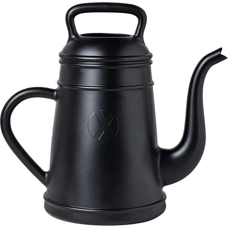 Xala Gießkanne Lungo 12 Liter, Bruchfest und leicht, Schwarz