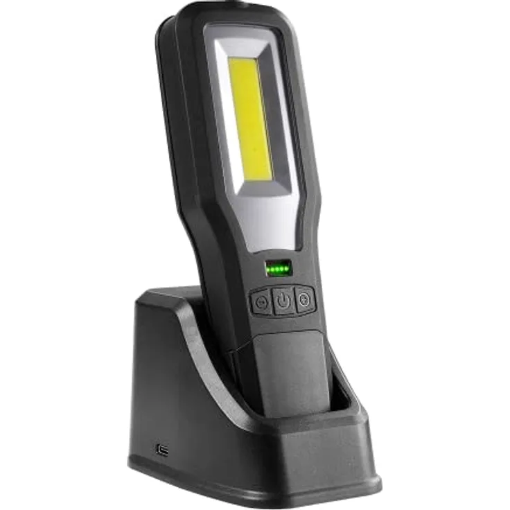 everActive COB LED Werkstattlampe, Arbeitsleuchte, 10W, 550 Lumen, zwei unabhängige Lichtquellen, wiederaufladbar, wasserdicht, Modell: WL-600R