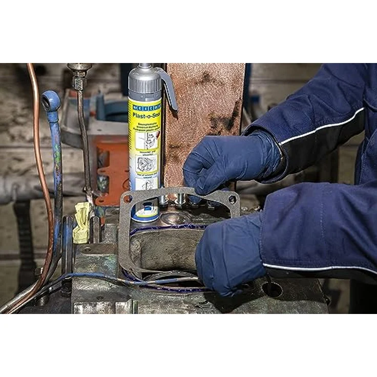 WEICON Plast-o-Seal Tube mit Pinsel, hitzebeständige Dichtmasse, 120g, German Quality – Bild 3