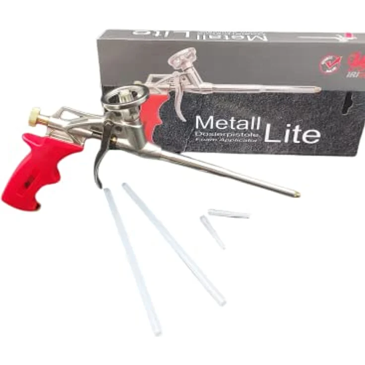 Irion Skelettpistole Irion Dosierpistole Metall Lite, Stabile Metallpistole mit abgesetztem Pistolenrohr, Metallfarben – Bild 2