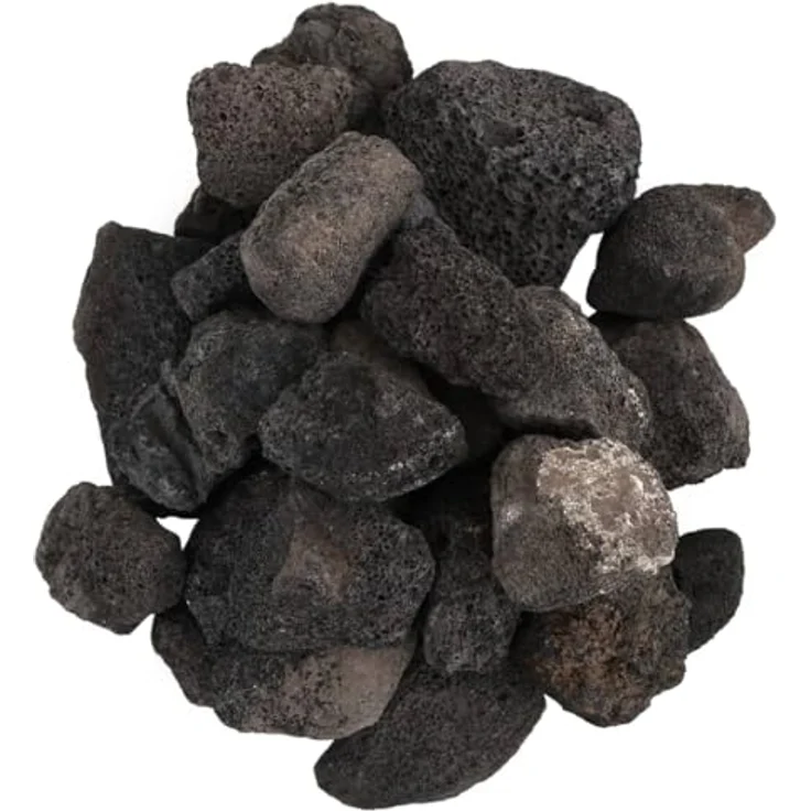 vidaXL Lavagranulat, Lavastein Biologische Filter, Multifunktional Lavamulch für Aquarium Landschaftsbau, Vulkangestein Garten Deko Steine, Schwarz 10 kg 5-8mm - Natürliche biologische Filter und Dekoration für dein Aquarium – Bild 5