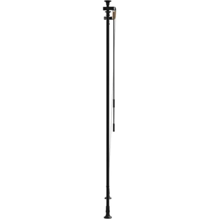 vidaXL Außenrollo, Senkrechtmarkise mit Kurbel, Einziehbar Sichtschutz für Terrasse Balkon, Sonnenschutzrollo, Orange Weiß 100x270cm Stoff Stahl – Bild 4