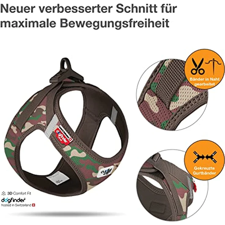 Curli Harness curli Clasp Air-Mesh Camo 3XS – Bild 2