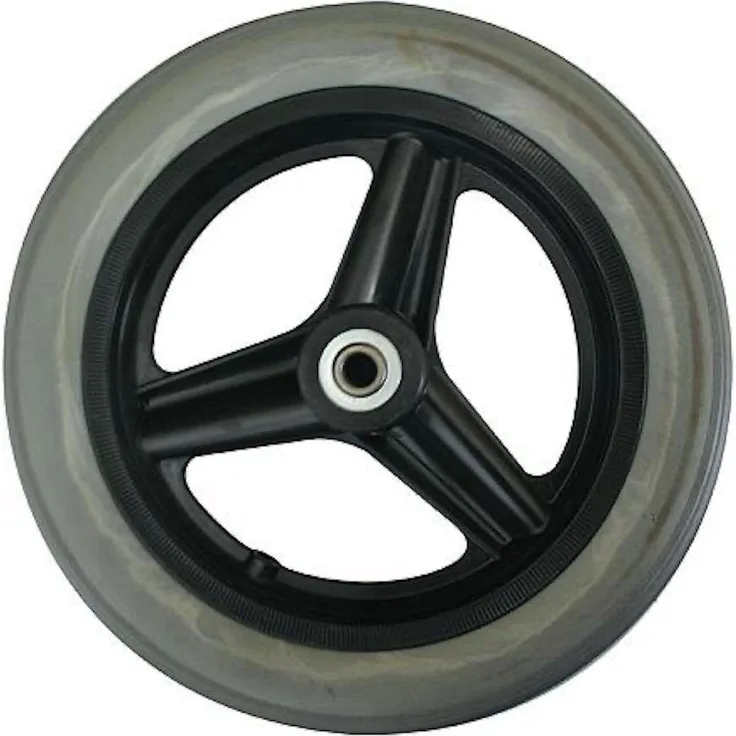 PROREGAL® Sackkarre Rad-Ersatz für Handwagen, Bollerwagen, 290mm - Nylonkugellager, Weichschale Polyurethan, 30 cm Außenraddurchmesser