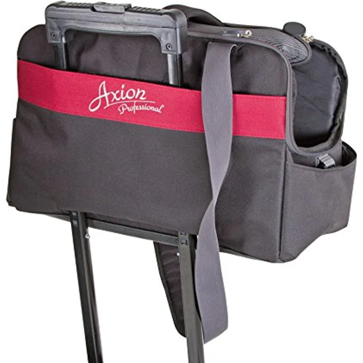 Kerbl 80593 Tragetasche Axion, 44 x 20 x 27 cm, schwarz/rot – Bild 4