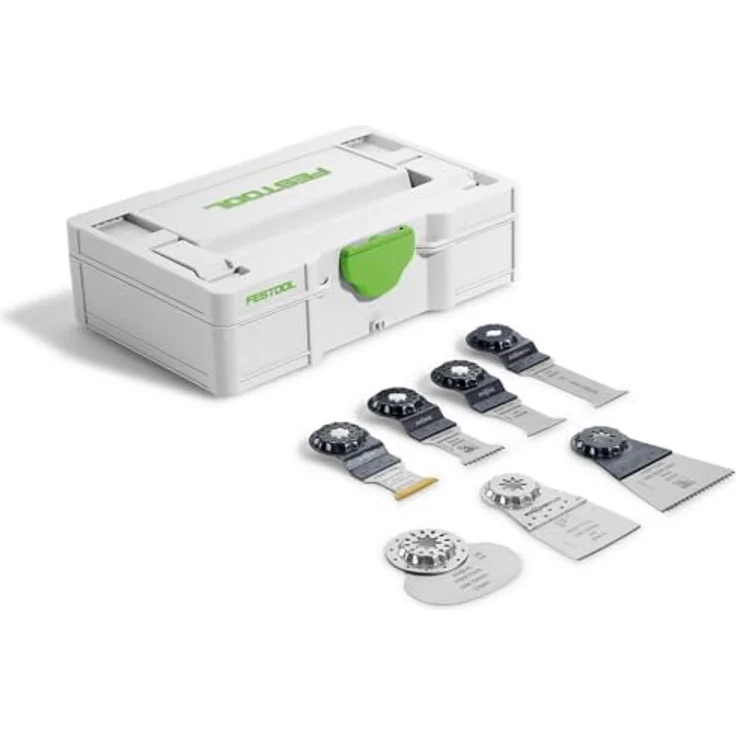 Festool Oszillierer-Sägeblatt-Set SYS3 S 76-OSC-SORT/7, vielseitig einsetzbar für Holz, Metall und Kunststoff, modular im Systainer³ S – Bild 1