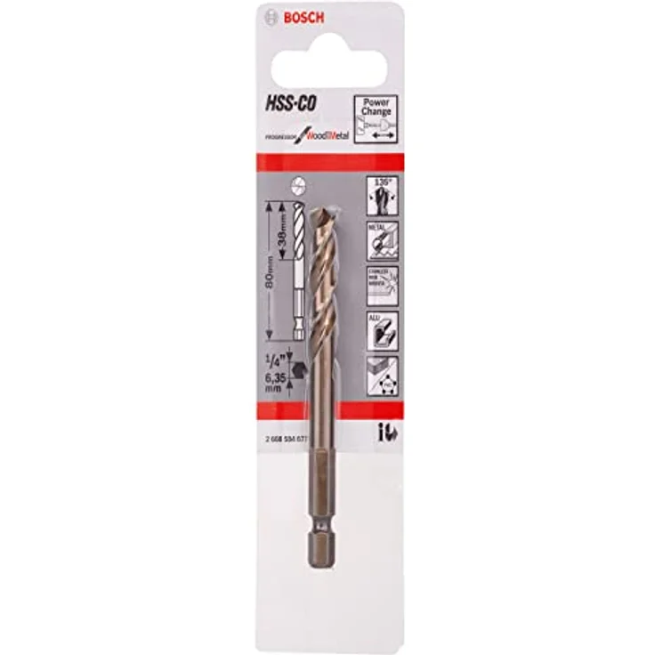 Bosch Professional Zentrierbohrer HSS-Co für Lochsägen (Länge: 80 mm) - Preisvergleich – Bild 4