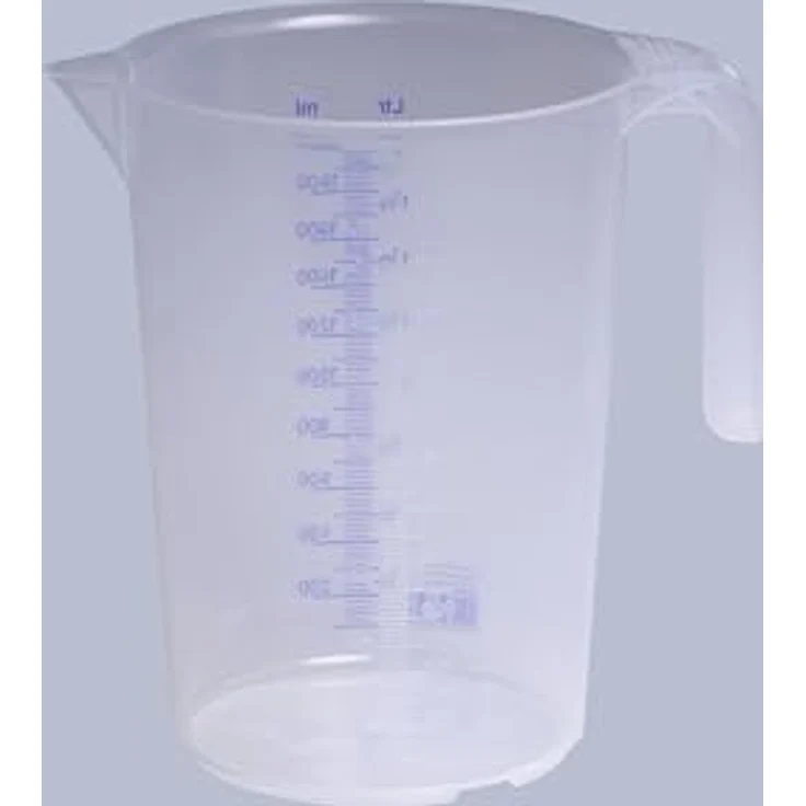 Messkanne 2000 ml PP transp.D151xH206mm Griff offen HÜNERSDORFF – Bild 4