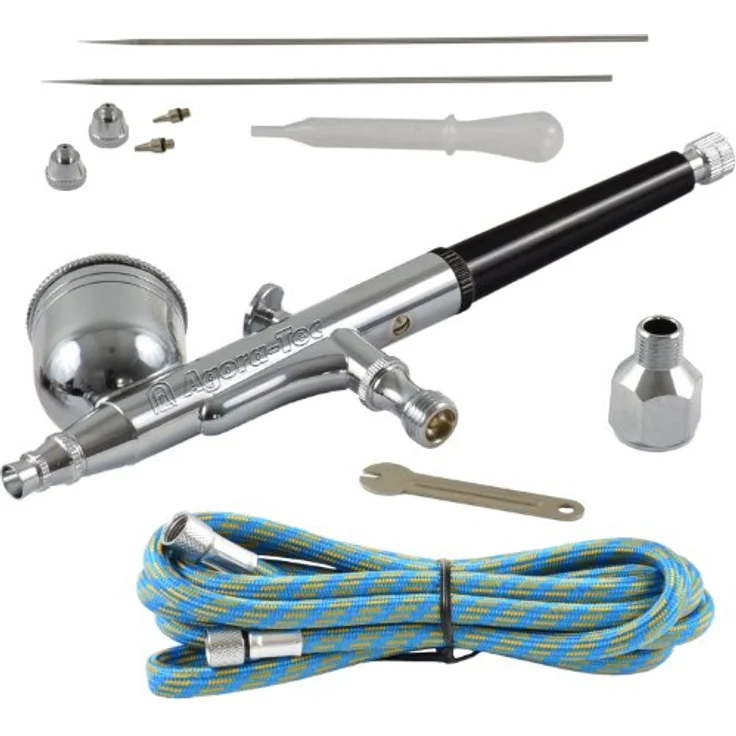 AGORA-TEC Airbrush Pistole Kit AT-AK-01 - Agora-tec – Bild 2