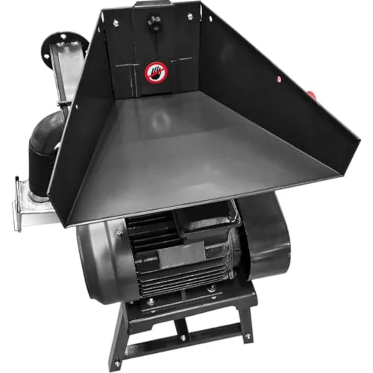 Wiesenfield Häcksler Hammermühle 2,2 kW 60 - 120 kg/h Pelletherstellung, Schwarz – Bild 6