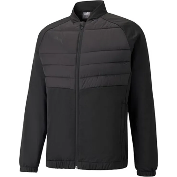 PUMA Teamliga Hybridjacke Herren - Schwarz, mit rainCELL, warmCELL und windCELL Technologien