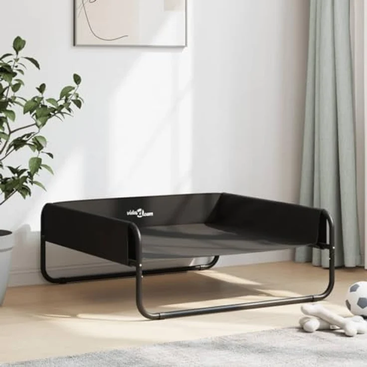 vidaXL Hundebett Erhöht Anthrazit Oxford-Gewebe und Stahl – Bild 3