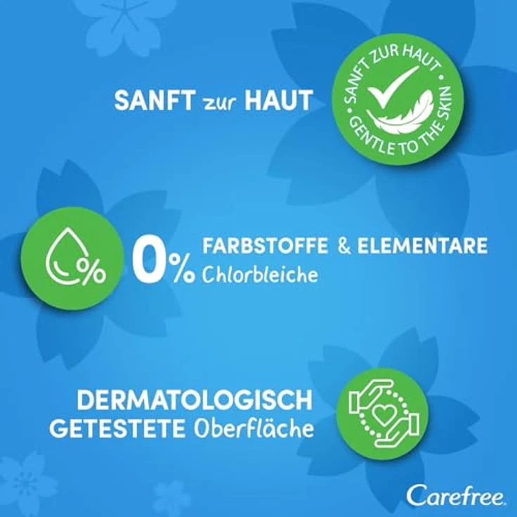 Carefree Cotton Feel Normal Slipeinlagen, 100% atmungsaktiv, ohne Duft, 56 Stück – Bild 4