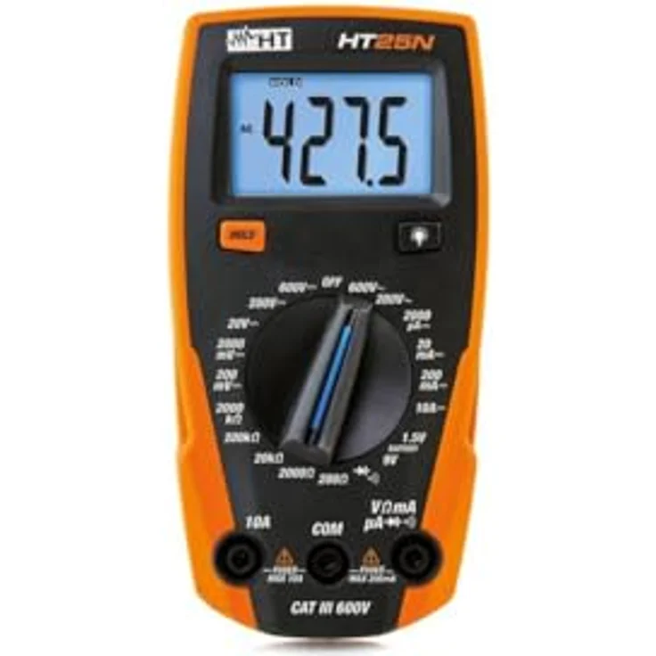 HT-Instruments HT25N Kompaktes Multimeter mit Batterietester – Bild 2