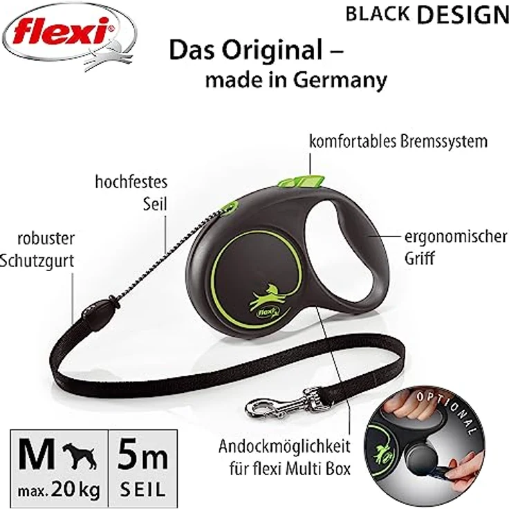 FLEXI 4000498033425 Gurt schwarz Spitzen-Design, Verde, 195.9 g, mittel – Bild 2