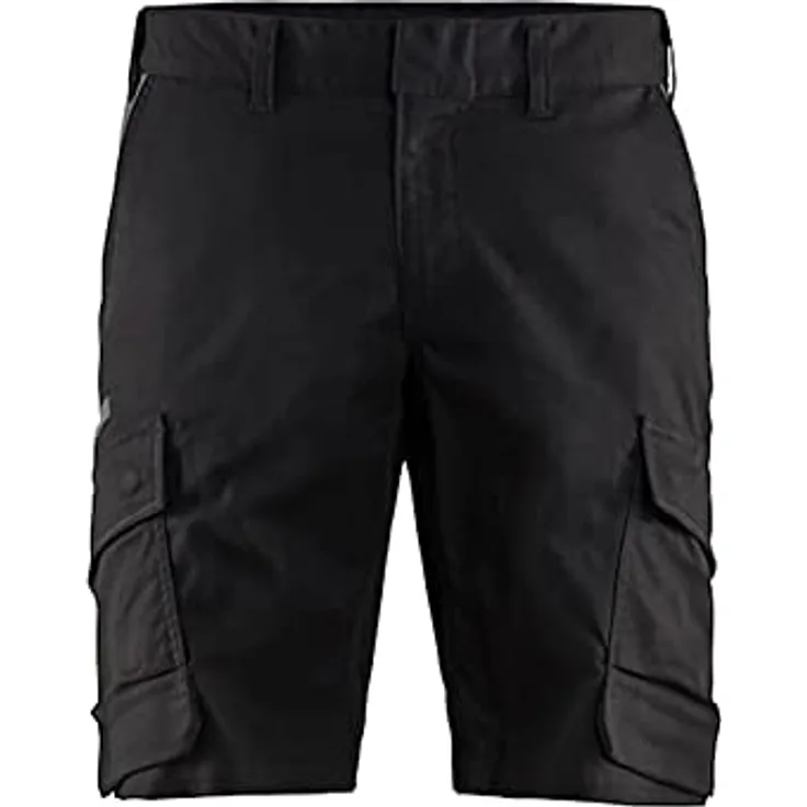 Blaklader 144618329998C54 Industrie Stretch Shorts, Schwarz/dunkelgrau, Größe C54