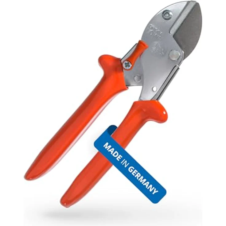 Original Löwe 5 Profi Amboss Gartenschere 5.104 mit rostfreier und antihaftbeschichteter Stahlklinge - handliche und kleine Ambossschere ideal zum Schneiden von Obstbaum Apfelbaum Kirschbaum Links- und Rechtshänder klein und mittelgroß – Bild 2