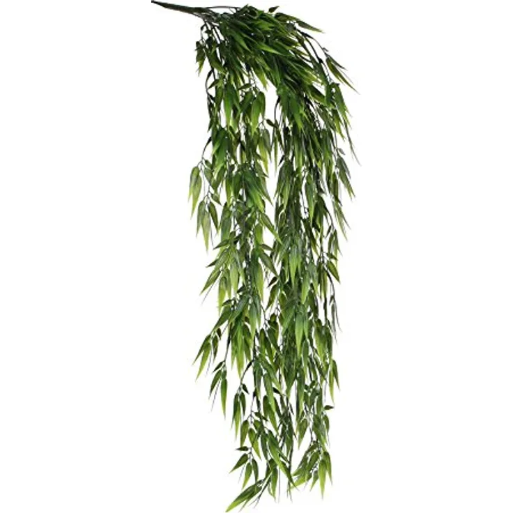Mica decorations Bambus Kunstpflanze HAENGEND, grün, pflegeleicht, 80 x 15 x 15 cm, 6-Einheiten