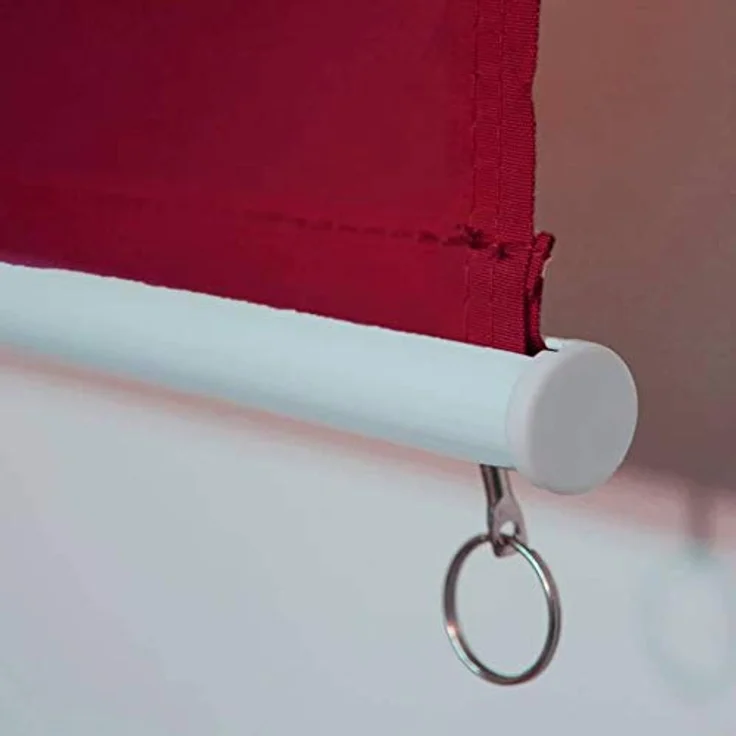 Vertikalmarkise Balkonmarkise Beschattung Jet-line Sichtschutzrollo Outdoorrollo Außenrollo Blickdicht Bordeaux Breite 1m - 1,7 m Länge 2,3 m Terasse Garten Windschutz Sonnenschutz (2.3, 1.6) – Bild 2