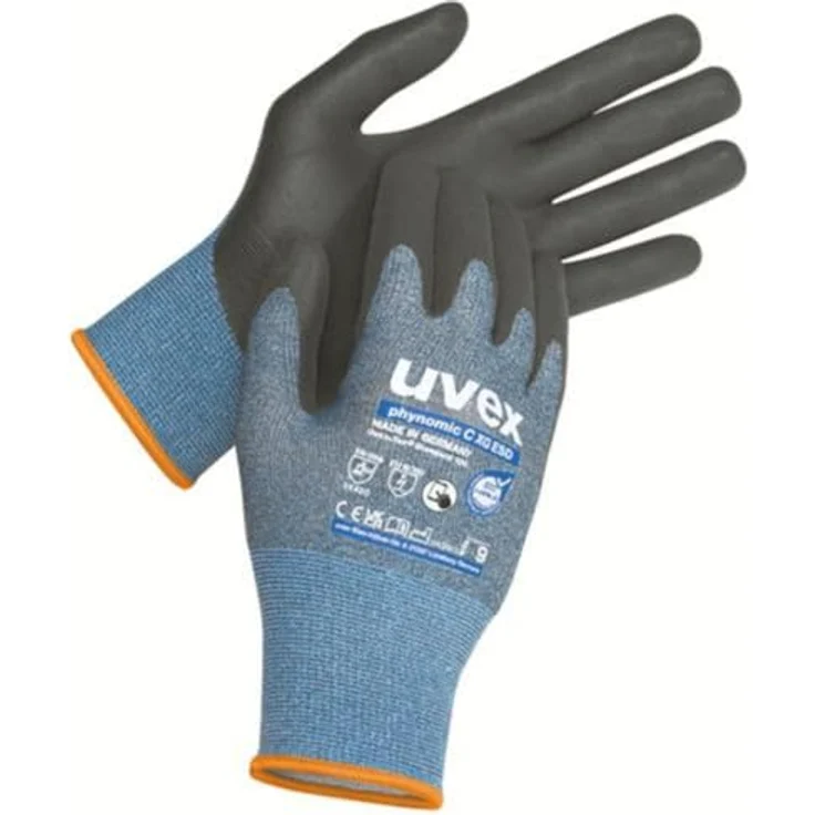 Uvex Phynomic C XG ESD 6004807 Schnittschutzhandschuh Größe 7, hohe Griffigkeit mit Xtra-Grip-Beschichtung, ESD-fähig, Touchscreen-eignend – Bild 2
